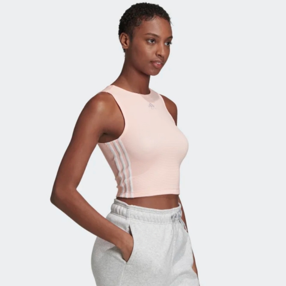 Zippable Ribbed Tank Top - Picture 4 of 9